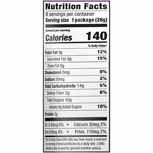 Orchard Valley Harvest Snack Box No Artificial Flavor - Dark Chocolate - 1 oz - 8/Bag - 16 / Carton (22002945)