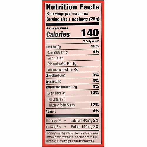 Orchard Valley Harvest Snack Box Gluten-free, No Artificial Flavor, No Artificial Color, Preservative-free, Non-GMO - 1 oz - 8/Bag - 16 / Carton (22002946)