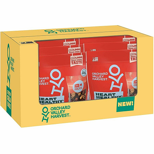 Orchard Valley Harvest Snack Box Gluten-free, No Artificial Flavor, No Artificial Color, Preservative-free, Non-GMO - 1 oz - 8/Bag - 16 / Carton (22002946)
