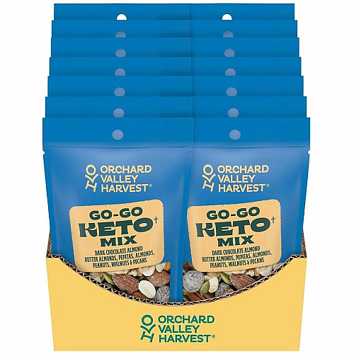 Orchard Valley Harvest Snack Box No Artificial Flavor, No Artificial Color, Preservative-free, Gluten-free, Non-GMO - 1.85 oz - 14/Bag - 1 Carton (22002949)