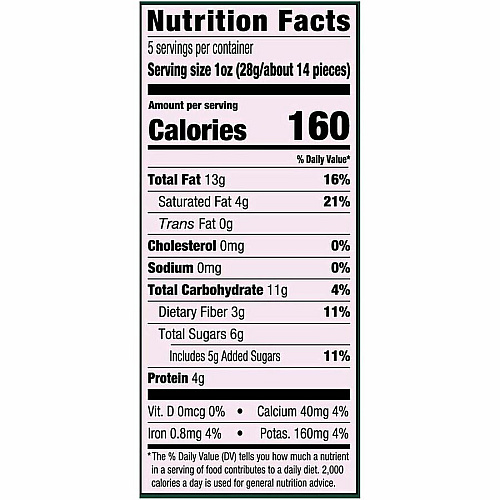Orchard Valley Harvest Snack Box Gluten-free, Non-GMO, No Artificial Flavor, No Artificial Color, Preservative-free - Dark Chocolate Cocoa - 5 oz - 12 / Carton (22002939)