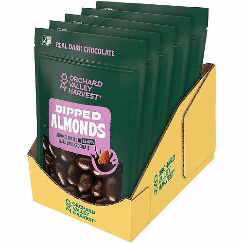 Orchard Valley Harvest Snack Box Gluten-free, Non-GMO, No Artificial Flavor, No Artificial Color, Preservative-free - Dark Chocolate Cocoa - 5 oz - 12 / Carton (22002939)