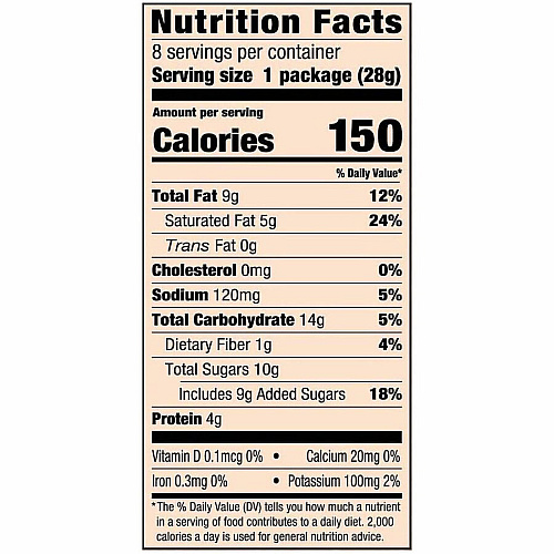 Orchard Valley Harvest Snack Box Crunchy Peanut Butter - 1 oz - 8/Bag - 16 / Carton (22002940)