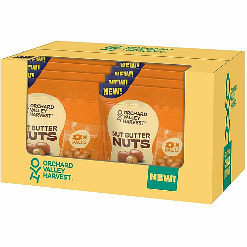 Orchard Valley Harvest Snack Box Crunchy Peanut Butter - 1 oz - 8/Bag - 16 / Carton (22002940)