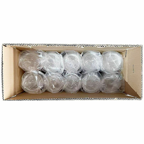 Genuine Joe Lids for Paper Cold Cups Clear - 1000 Lids/Box - 1 Carton (GJO00317)