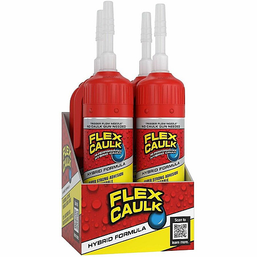 FLEX Advanced High-Performance Caulk Clear - 0.19 lb - 1 (CFSCLRR100)