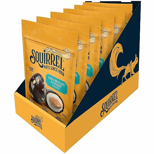 SQUIRREL Snack Box Gluten-free - Milk Chocolate & Brown Butter - 3.50 oz - 6/Carton - 1 Carton (22002953)