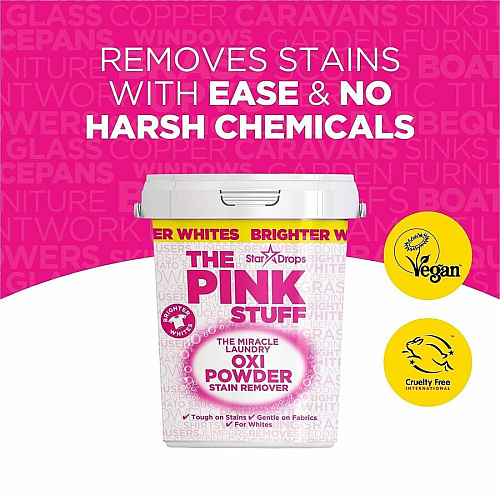 The Pink Stuff Laundry Oxi Powder Stain Remover (20162)