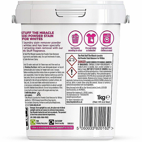 The Pink Stuff Laundry Oxi Powder Stain Remover (20162)