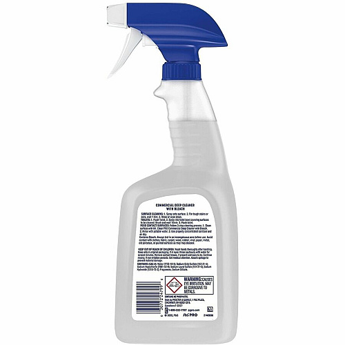 Mr. Clean Deep Cleaner with Bleach For Multi Surface, Multipurpose - Ready-To-Use - Liquid, Spray - 32 fl oz (1 quart) - Recommended For: Soil Remover, Grime Remover, Mold Remover, Stain Remover, Odor Remover - Alkylphenols-free, Benzene-free, Lea (25677)