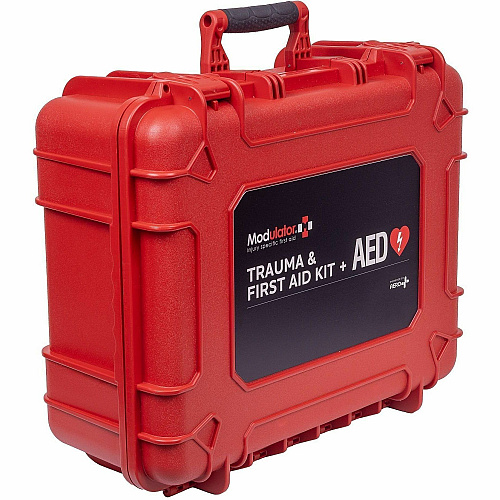 CARDIACT Modulator FLEX XL Pro Hard-Case Trauma Kit 17" Height x 9" Width x 20" Depth - Red - 1 Each (M7002)
