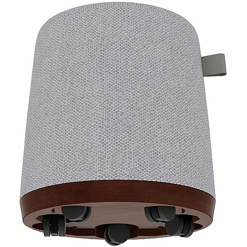 M&uuml;m Perch Soft Seating Memory Foam Seat Material - Gray - Leather, Fabric - 1 Carton (5020)