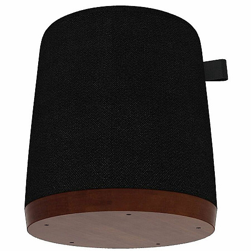 M&uuml;m Perch Soft Seating Memory Foam Seat Material - Black - Leather, Fabric - 1 Carton (5010)