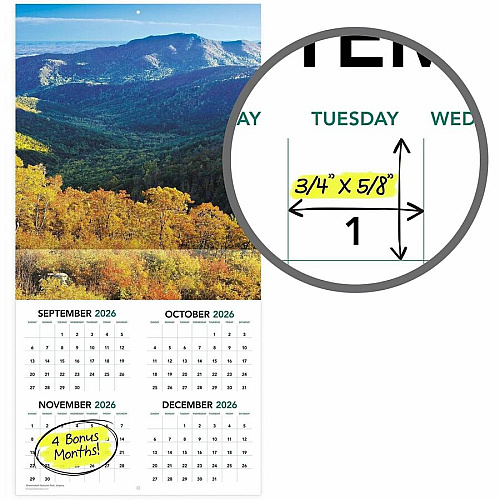 Mead America the Beautiful Monthly Wall Calendar (LME32710)
