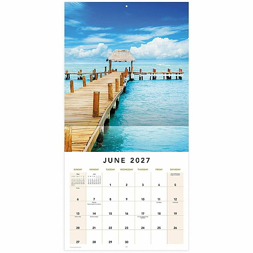 Mead Paradise Monthly Wall Calendar (LME17810)