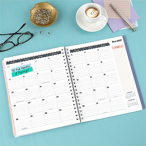 Mead CatCoq Berry Branches Weekly/Monthly Planner (CC01905)
