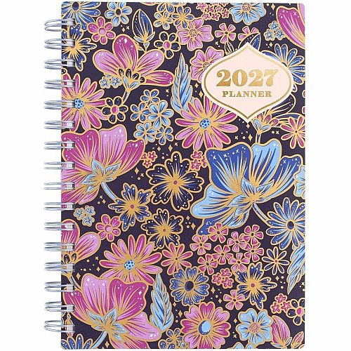 Mead CatCoq Retro Flower Weekly/Monthly Planner (CC02200)