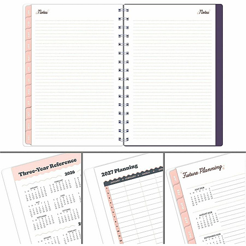 Mead CatCoq Retro Flower Weekly/Monthly Planner (CC02200)
