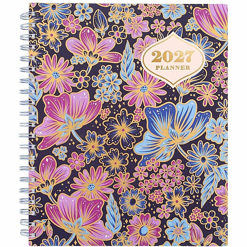 Mead CatCoq Retro Flower Weekly/Monthly Planner (CC02905)