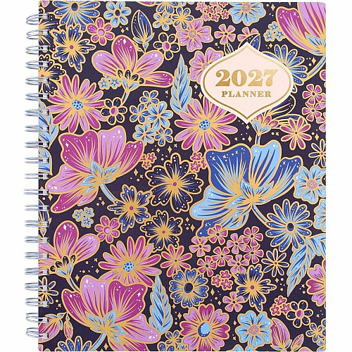 Mead CatCoq Retro Flower Weekly/Monthly Planner (CC02905)
