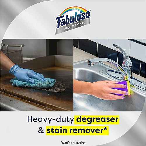 Fabuloso Ocean Multi-use Cleaner For Multipurpose - Concentrate - Liquid - 125 fl oz (3.9 quart) - Citrus, Fresh, Lavender Scent - Recommended For: Grease Remover, Stain Remover - Long Lasting, Deodorize - Aqua4 / Carton (61051911)