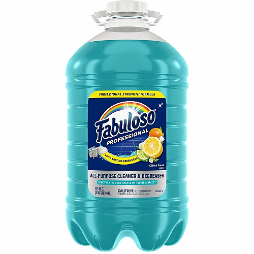 Fabuloso Ocean Multi-use Cleaner For Multipurpose - Concentrate - Liquid - 125 fl oz (3.9 quart) - Citrus, Fresh, Lavender Scent - Recommended For: Grease Remover, Stain Remover - Long Lasting, Deodorize - Aqua4 / Carton (61051911)