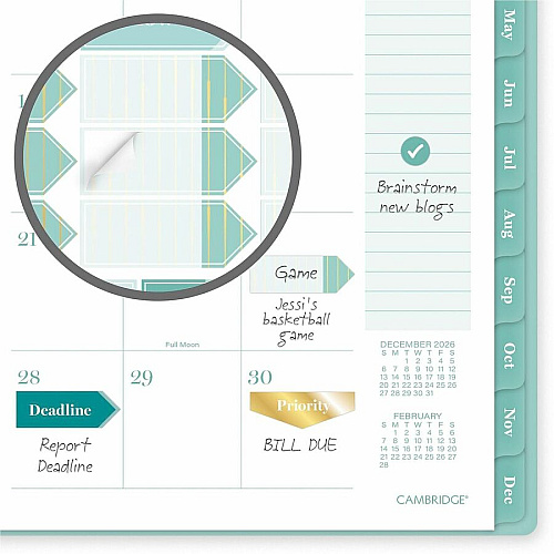 Cambridge Glimmer Weekly/Monthly Planner (1843200)