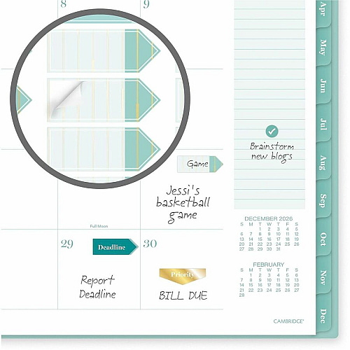 Cambridge Glimmer Weekly/Monthly Planner (1843905)
