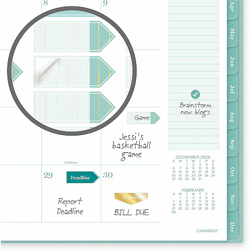 Cambridge Glimmer Weekly/Monthly Planner (1843905)