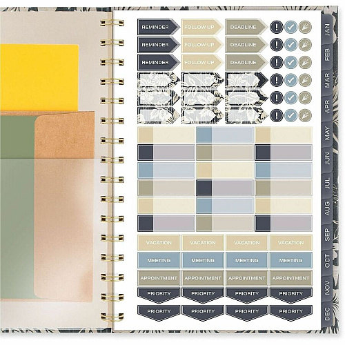 Cambridge Denim Blooms Monthly Planner (1850202)
