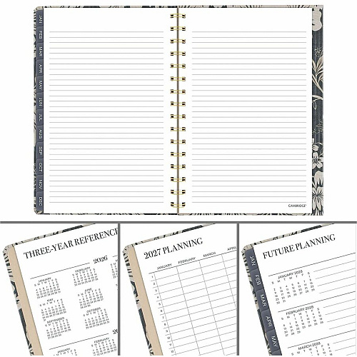 Cambridge Denim Blooms Monthly Planner (1850202)