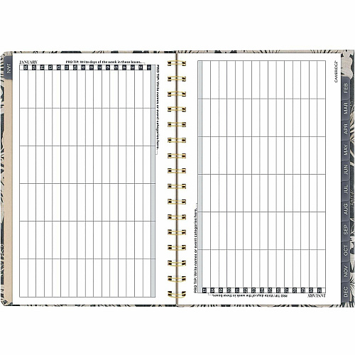 Cambridge Denim Blooms Monthly Planner (1850202)