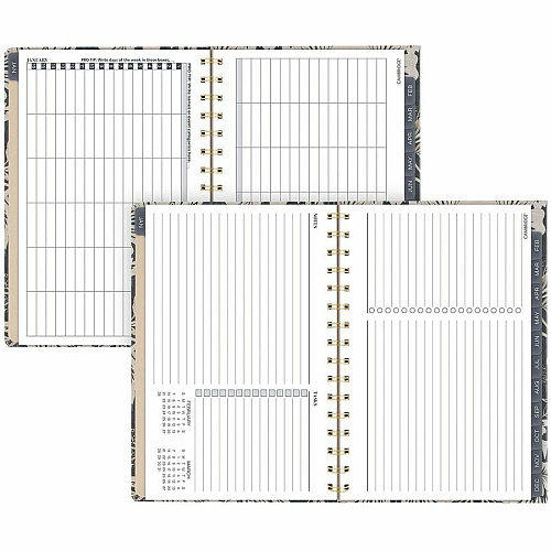 Cambridge Denim Blooms Monthly Planner (1850202)