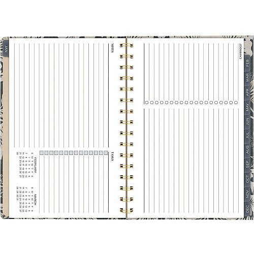 Cambridge Denim Blooms Monthly Planner (1850202)