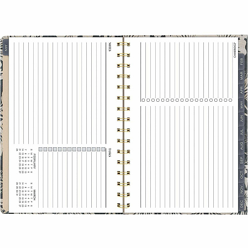 Cambridge Denim Blooms Monthly Planner (1850202)