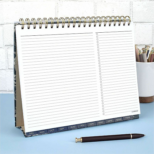 Cambridge Denim Blooms Monthly Planner (1850902)