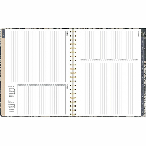Cambridge Denim Blooms Monthly Planner (1850902)