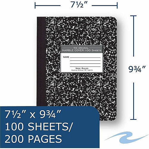 Roaring Spring Wide-ruled Composition Book (77230CT)