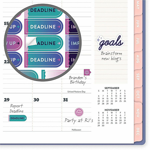 Mead CatCoq Berry Branches Weekly/Monthly Planner (CC01200)