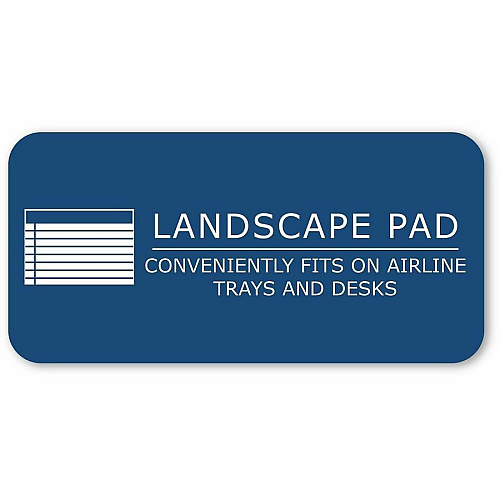 Roaring Spring Wide Landscape White Writing Pads 40 Sheets - 80 Pages - Stapled/Tapebound - Both Side Ruling Surface - College Ruled Front Ruling - 0.28" Ruled - Red Margin - 20 lb Basis Weight - Legal - 11" x 9 1/2" Sheet Size - White Paper - W (74500CT)