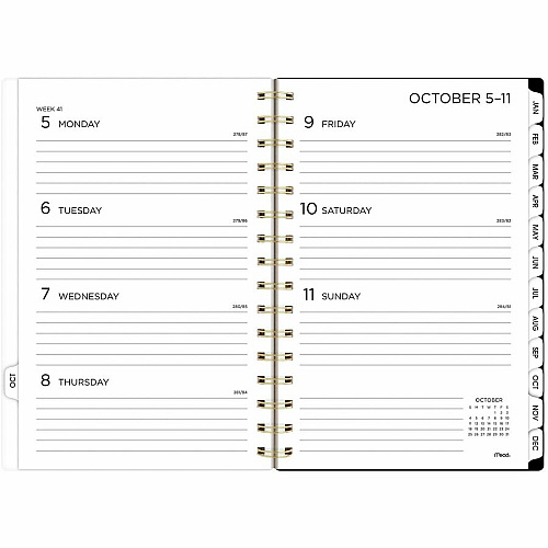 Mead BIG PLANS Tea Part Weekly/Monthly Planner (1834430)