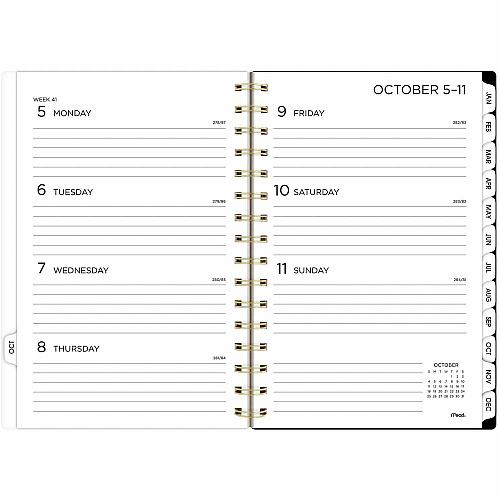 Mead BIG PLANS Tea Part Weekly/Monthly Planner (1834430)
