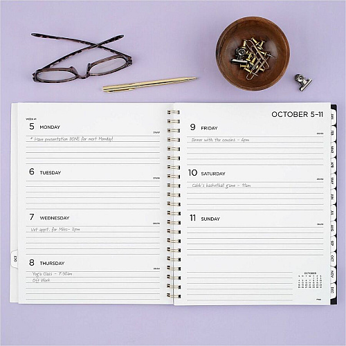 Mead BIG PLANS Tea Part Weekly/Monthly Planner (1834630)