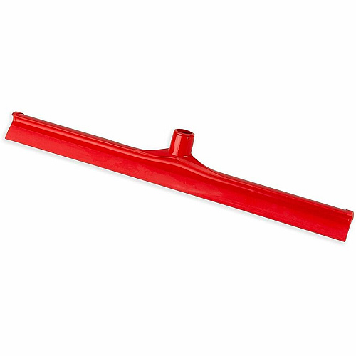 Sparta 24" Single-Blade Floor Squeegee Rubber, Thermoplastic Rubber (TPR) Blade - 3.5" Height x 1" Width x 24" Length - Durable, Rust Resistant, Bend Resistant - Red - 1Each - 1 Each (3656805)