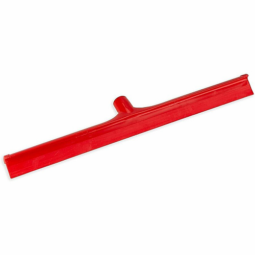 Sparta 24" Single-Blade Floor Squeegee Rubber, Thermoplastic Rubber (TPR) Blade - 3.5" Height x 1" Width x 24" Length - Durable, Rust Resistant, Bend Resistant - Red - 1Each - 1 Each (3656805)