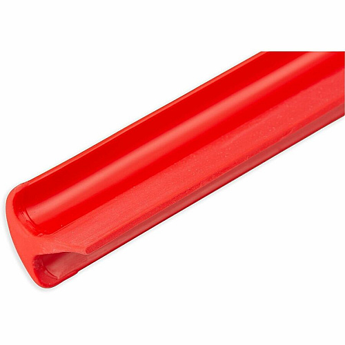 Sparta 24" Single-Blade Floor Squeegee Rubber, Thermoplastic Rubber (TPR) Blade - 3.5" Height x 1" Width x 24" Length - Durable, Rust Resistant, Bend Resistant - Red - 1Each - 1 Each (3656805)