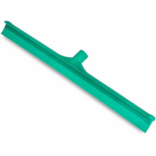 Sparta 24" Single-Blade Floor Squeegee Rubber, Thermoplastic Rubber (TPR) Blade - 3.5" Height x 1" Width x 24" Length - Durable, Rust Resistant, Bend Resistant - Green - 1Each - 1 Each (3656809)