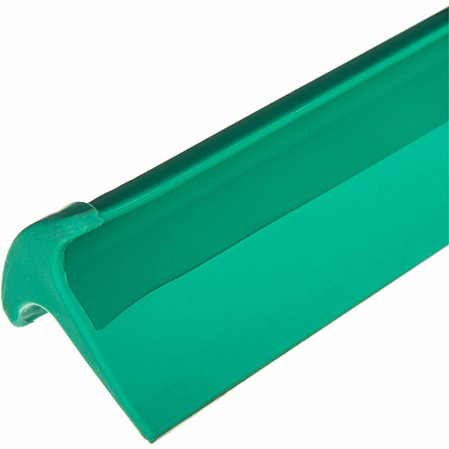 Sparta 24" Single-Blade Floor Squeegee Rubber, Thermoplastic Rubber (TPR) Blade - 3.5" Height x 1" Width x 24" Length - Durable, Rust Resistant, Bend Resistant - Green - 1Each - 1 Each (3656809)
