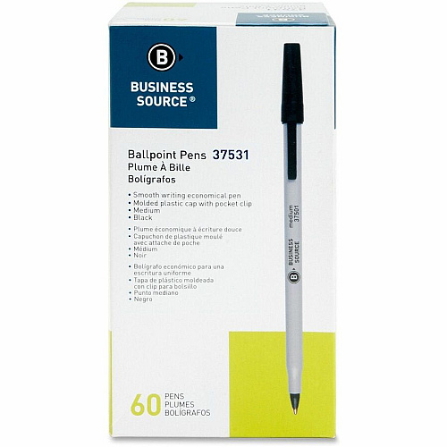Business Source Ballpoint Stick Pens (37531CT)