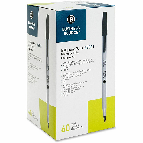 Business Source Ballpoint Stick Pens (37531CT)
